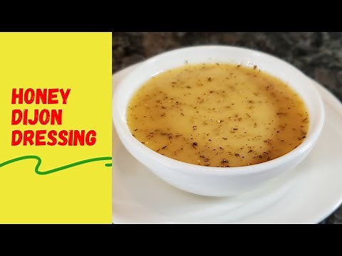 Honey Dijon Dressing | Honey Mustard Vinaigrette
