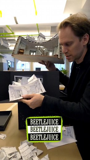Creating Detailed Scale Models for Beetlejuice Broadway Set Design