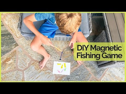MAGNETIC FISHING GAME DIY FOR KIDS