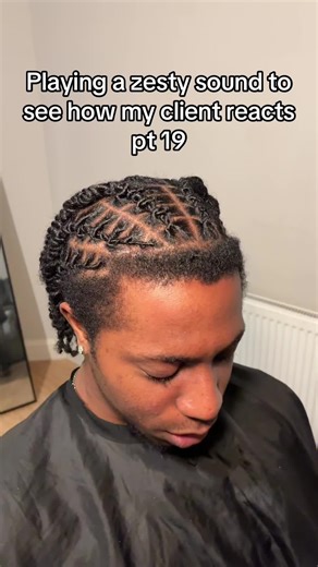 😂😂😂😂 Comment more sounds I can try out 🤠 #client #reaction #dublin #loctician #locs