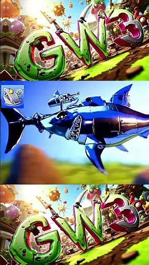 PvZ GW3 Zombot Sharktronic Anim PvZ GW3 #shorts