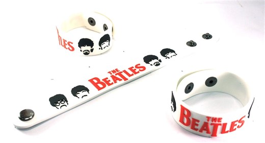 The Beatles Silicone Wristband, Adjustable Bracelet - Etsy