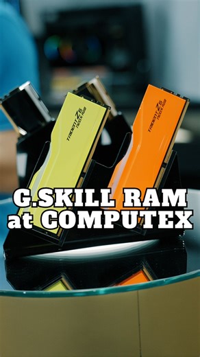 Memory DDR5 dari GSKILL ni besar-besar dan laju betul ! #GSKILL #Memory #COMPUTEX2025 | Afiq Chii