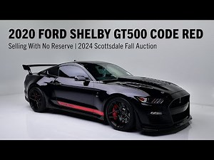 FIRST LOOK - 2020 Ford Shelby GT500 Code Red - BARRETT-JACKSON 2024 SCOTTSDALE FALL AUCTION