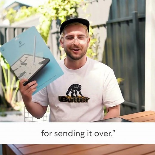 Paperlike Screen Protector for iPad - perfect for writing and drawing on your iPad