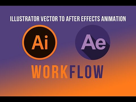How To Export Illustrator Files For After Effects | From Vector To Animation | After Effects CC