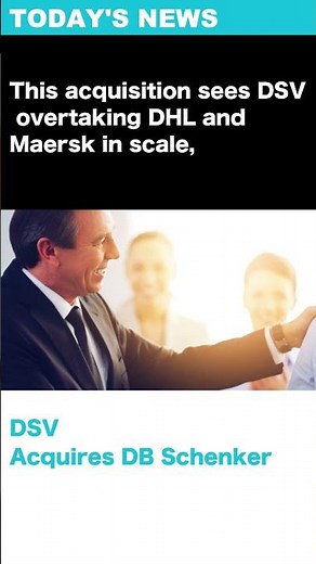 DSV Acquires DB Schenker: The World’s Largest Logistics Company Emerges #shorts