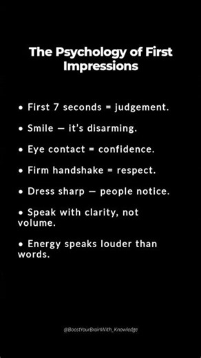 The Shocking Psychology Behind First Impressions!