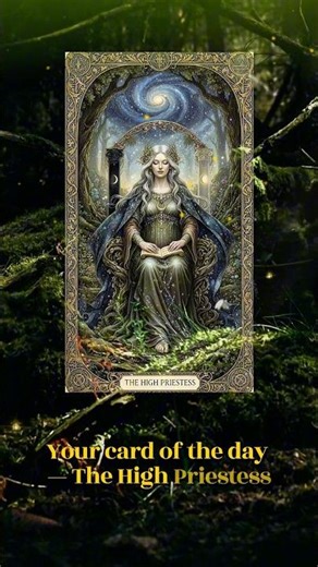 Listen to Your Inner Voice — High Priestess 🌘✨#tarotcards