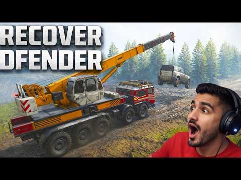 Recovery : Land Rover Defender in SnowRunner | EnhCrea