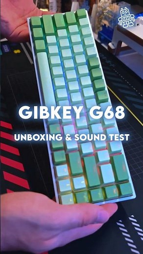 Gibkey G68 Green | Sound Test & Unboxing | Budget 65% Wireless Mechanical Keyboard 🔥