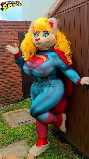 🐺🩷🐾SUPERLOBA DATE 🩷#thicc #furry #supergirl#furryfandom #superloba #comic #sexyfursuit #disney