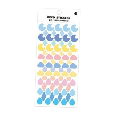 segolike Colorful Shiny Stickers, Heart Star Letters Stickers for DIY Sky - Walmart.ca