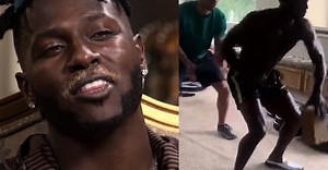 Athlete Workout Of The Day: Brick Catching With Antonio Brown | Balls.ie