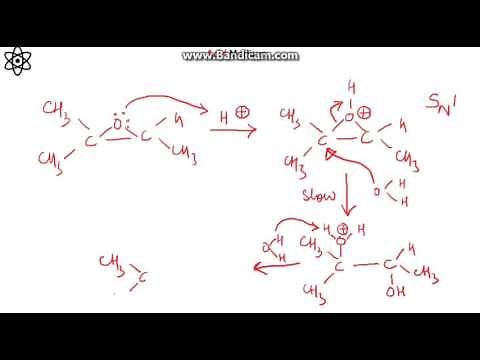 Epoxide ring opening in acid and basic media