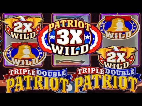 Progressive Jackpots hit on Triple Double Patriot Slot Machine