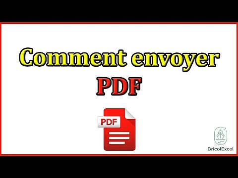 Comment envoyer un pdf par mail