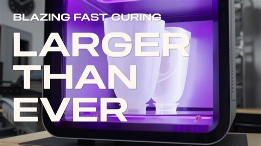 Formlabs on Instagram: "Post-processing has never been more efficient. Meet Form Cure L V2 - Cure 19% larger prints in as little as 60 seconds - 5 times more UV power with faster heat-up - 26% smaller footprint - Validated presets for 45+ Formlabs materials - Essential for biocompatible materials to meet safety and regulatory standards Post-curing completes the chemical reaction started during printing, enhancing final part strength, toughness, heat resistance, and creep resistance while creatin