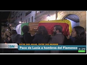 Paco de Lucía a hombros del Flamenco: funeral en Algeciras