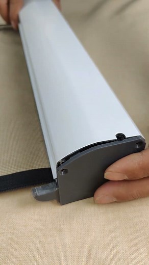 Ultra-narrow, invisible rolling window screen, made of 304 stainless steel mesh;