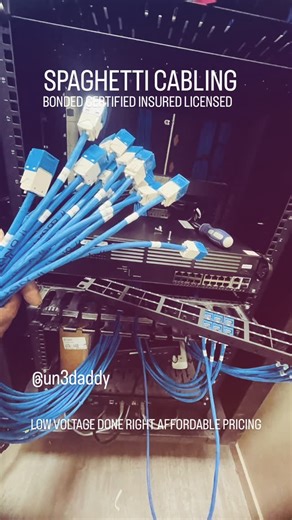 Antre’ D. - Low Voltage Estimator | Spaghetti Cabling Turnkey Design/Build project for LensCrafters at Stonestown Galleria San Francisco🤩 #un3daddy #theloyds #teamloyd... | Instagram