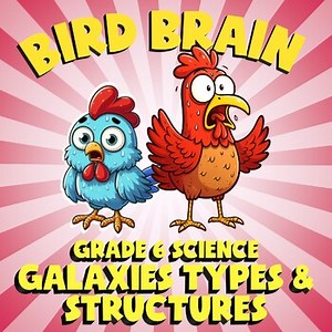 Galaxies Types & Structures BIRD BRAIN Science Game - No Prep Grade 6 Review