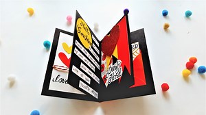 10K views · 108 reactions | In this video, I am going to show you guys how to make handmade scrapbook for birthday. Easy procedure given in the video to make your own scrapbook at home. Please like, share and follow my page for more updates. More videos My Youtube Channel:- https://www.youtube.com/c/Handmadecardsideas | Handmade cards ideas | Facebook