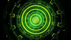 Vibrant Abstract Motion Graphics Background With Dynamic Shapes