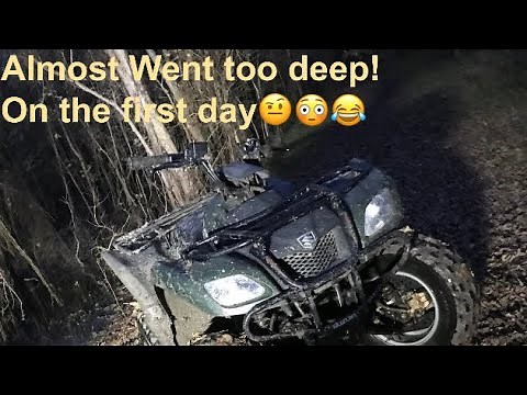 Review of Suzuki Ozark 250 with Mud riding action (Did not mean to do this on the first day)
