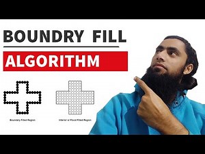 What is Boundary Fill Algorithm in Computer Graphics | Programming Example