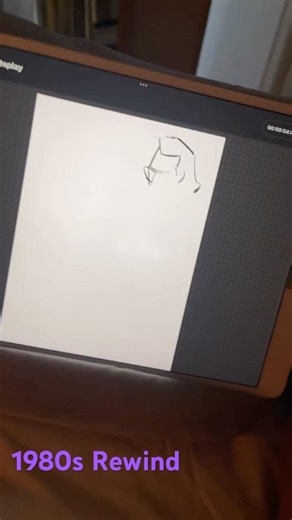 How to Draw 1980 Retro Characters Digitally #illustration #digitalart #1980s #procreate #artistic