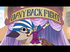 One Piece (Funimation Dub) Clip: Davy Back Fight
