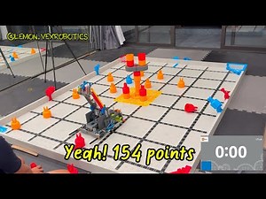 New Strategy, New Record! | 154 Points – Our Highest Score Yet | VEX Robotics 2025–2026 🚀