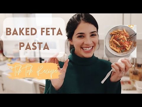 Baked Feta Pasta | VIRAL TikTok Recipe! | Sarah and Esteban