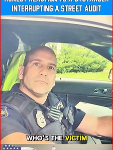 Honest reaction to a bystander interrupting a street audit #karens #1stamendment #auditingamerica #auditing #copsoftiktok