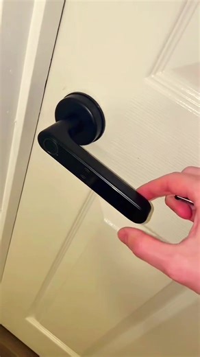 Unlock with a touch. 👆 Smart fingerprint lock with keyless entry & anti-peep password. #fingerprintlock #smartlock #keylessntry #tiktokmademebuyit #fyp