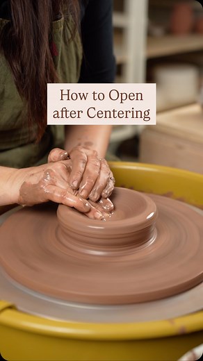 Learning to stay on center when opening your pot can be a tricky thing to learn for beginner and intermediate potters. This short lesson will help you maintain center when creating your opening. For more in depth lessons, I hope you will join me in my online studio where I have new projects each month that help you build core skills at the wheel. These classes all mirror the in studio classes that I have taught over the last 8 years. An online membership allows you to view both current and past 