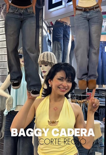 Corte Recto Clásico: Baggy Jeans a la Cadera