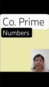 Co. Prime Numbers #edu2gether #maths