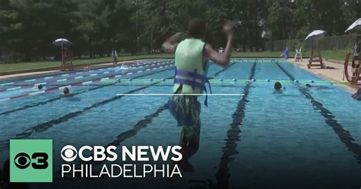 Kids, families beat the heat at Kelly Pool in West Philadelphia