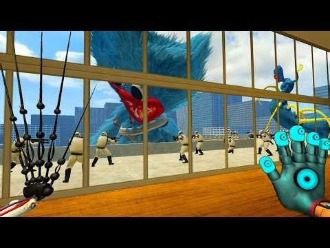 The rage of Huggy Wuggy and other multi-legged monsters from Poppy Playtime 1-5 | Garry's Mod
