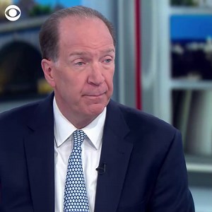2.5K views · 40 reactions | "The world's trying to reduce the dependence on Russia and also on China and it needs to keep markets open and not restrict exports," World Bank President David Malpass says on the difficult decisions facing the energy sector during a time of geopolitical uncertainty. | Face The Nation | Facebook