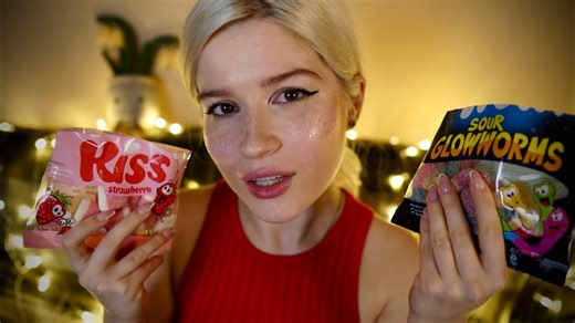【ShinyStar】没有耳机的人也能享受的超强烈ASMR。吃糖果、咀嚼、口腔声音、敲击声。