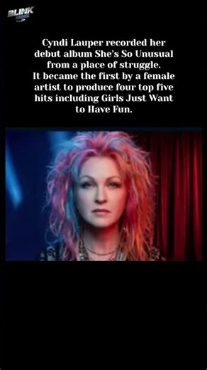 Cyndi Lauper Turned Nothing Into Four Top Five Hits #cyndilauper #viral