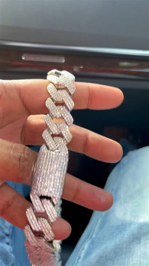 Iced out diamond necklace
