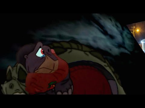 Littlefoot and his friends lost in this world