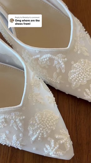 Betsey Johnson Renn Ivory Bridal Flats - Wedding Shoe Collection