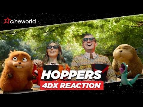 Hoppers 4DX Trailer Reaction: What does it feel like to become a Beaver? 🦫 | Cineworld