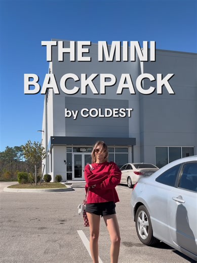 Don't walk, run and grab your Mini Backpack! The perfect edition to your Coldest bottle. #trending #tumblersoftiktok #newdrop #backpack