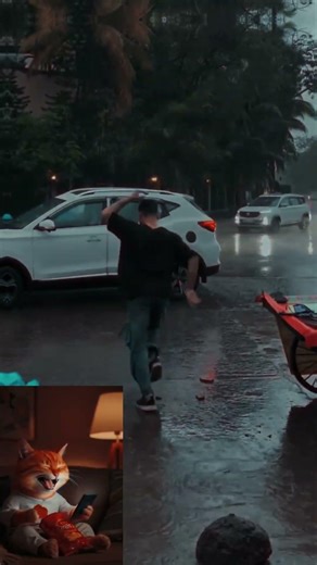 She Left Him in the Rain😂💔#shorts #funny